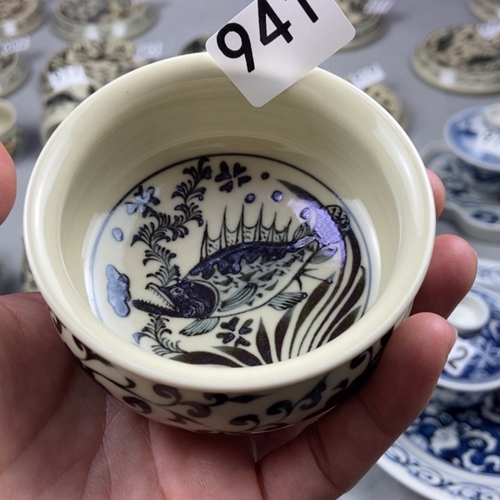 「***」瓷片手工手绘手工制作