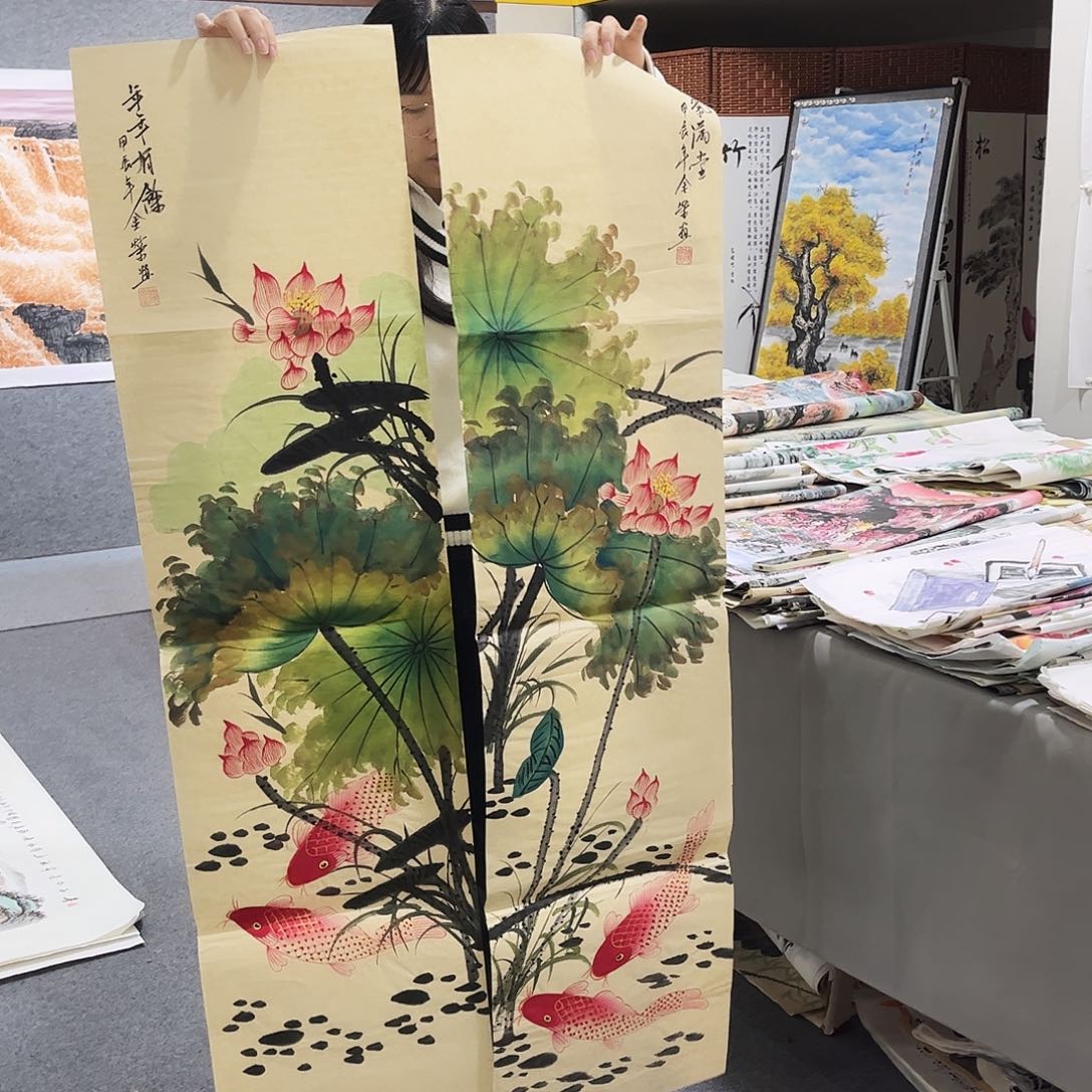 国画ZH精品国画作品两张