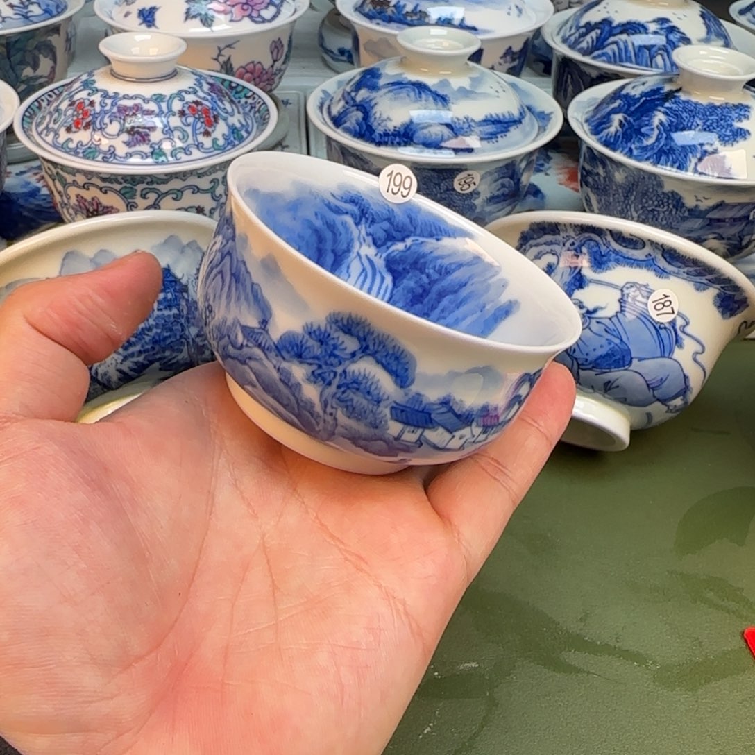 彦祖纯手工手绘茶具199