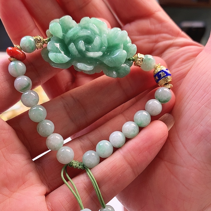 翡翠手链未镶嵌手链