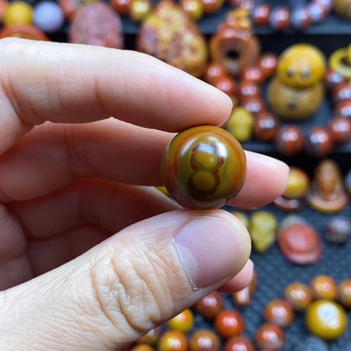 流***云玛瑙/玉髓未镶嵌手串