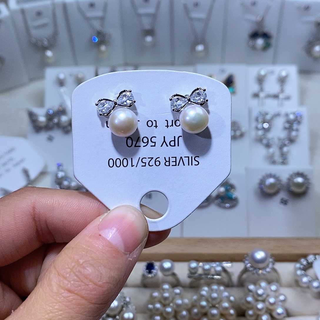 未镶嵌耳饰淡水珍珠