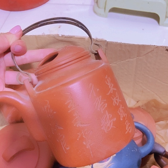 茶壶绿泥宜兴紫砂全手工制作工艺
