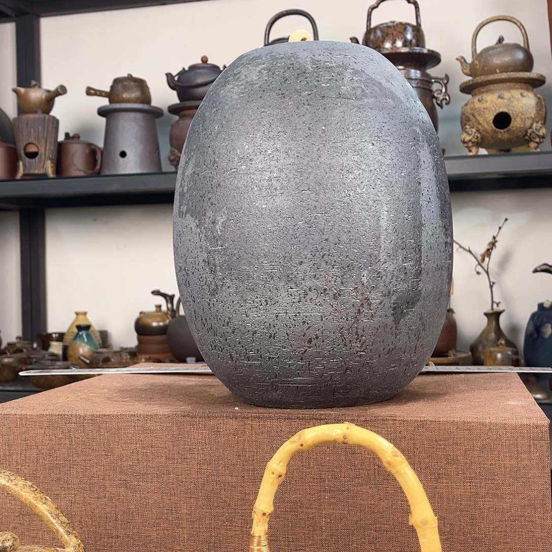 紫泥茶壶紫砂粗陶茶器