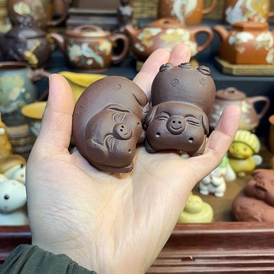 紫砂茶杯紫砂茶宠