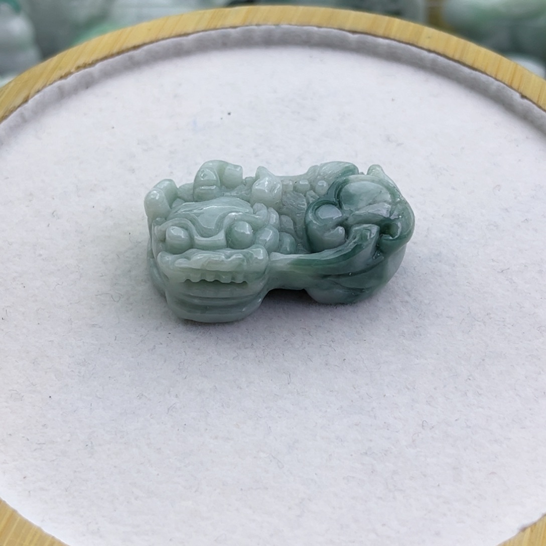 翡翠散珠天然缅甸翡翠A货 微瑕