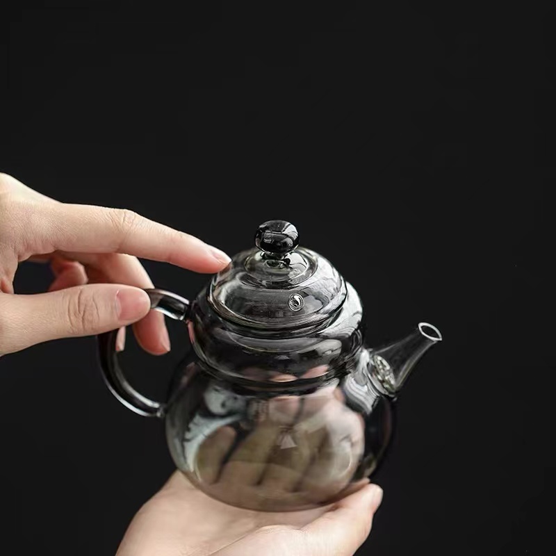 福禄玻璃茶壶小号迷你一人专用小泡茶壶绿茶花茶耐热带过滤玻璃壶