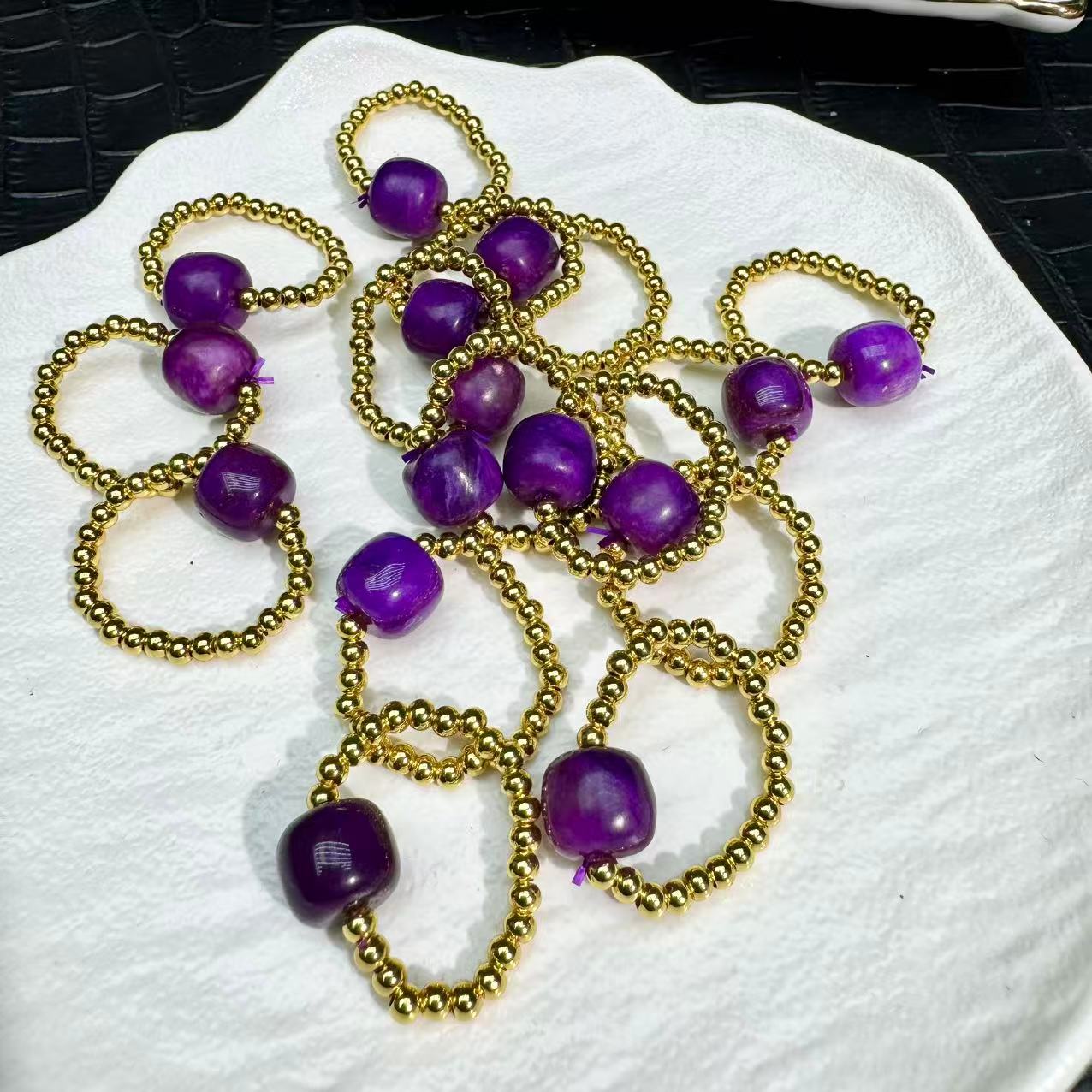 天然南非老矿料舒俱戒指来多样性发其一（A64）