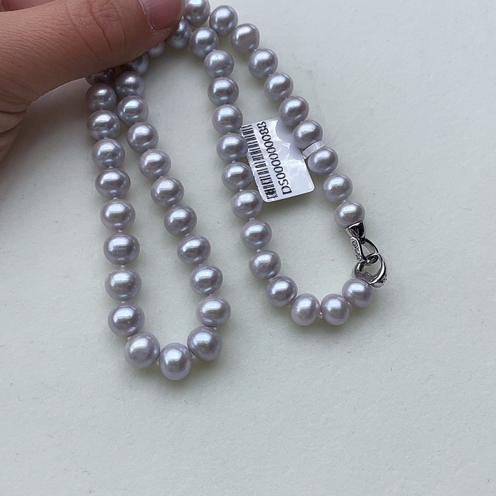 淡水珍珠颈饰未镶嵌卡9➕高品极光高级灰炫蓝光