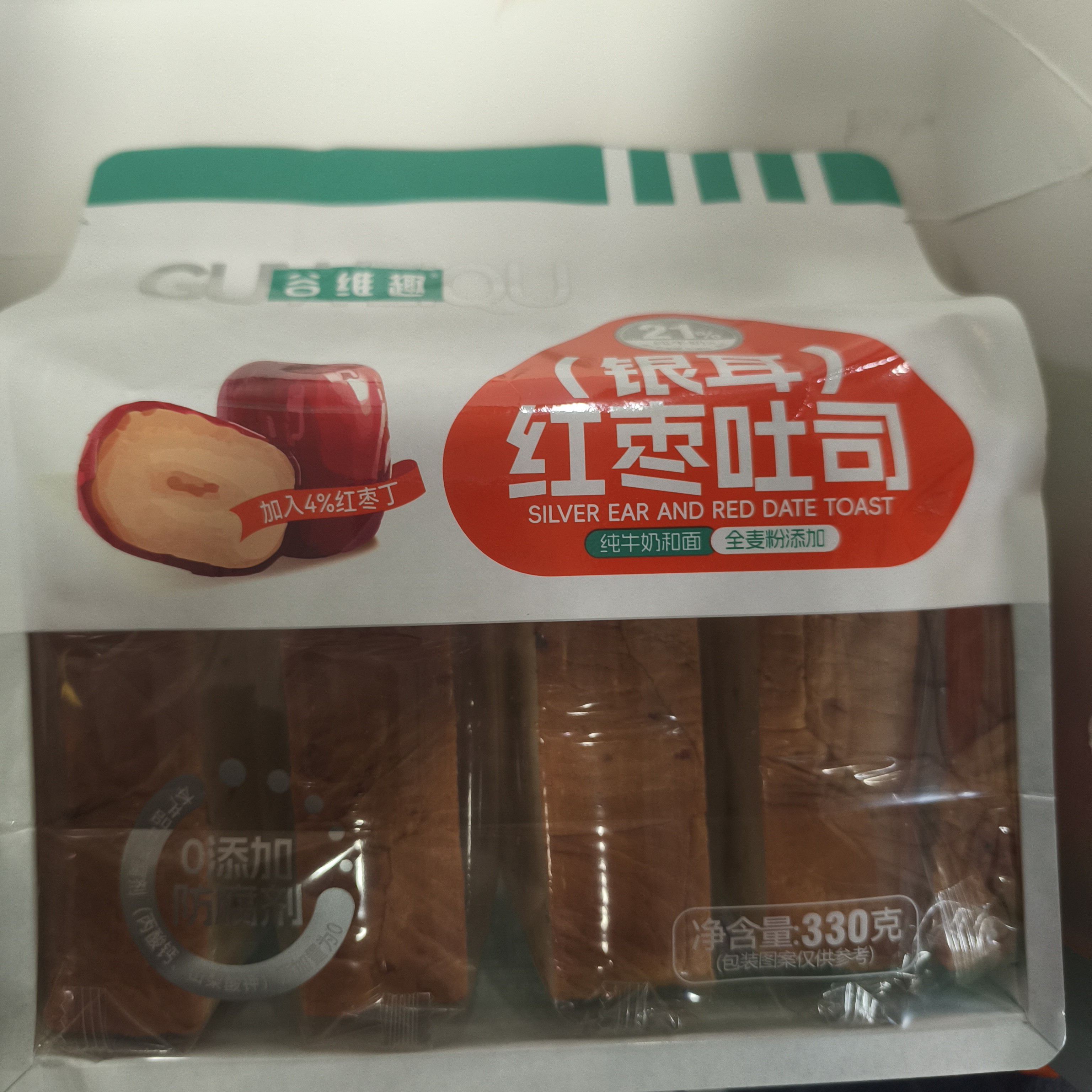 谷维趣银耳红枣吐司