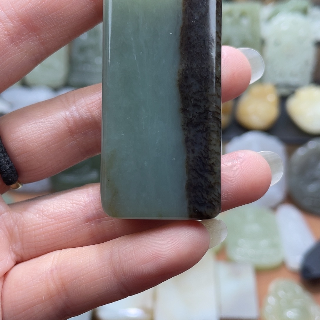 和田玉未镶嵌吊坠(不含链)