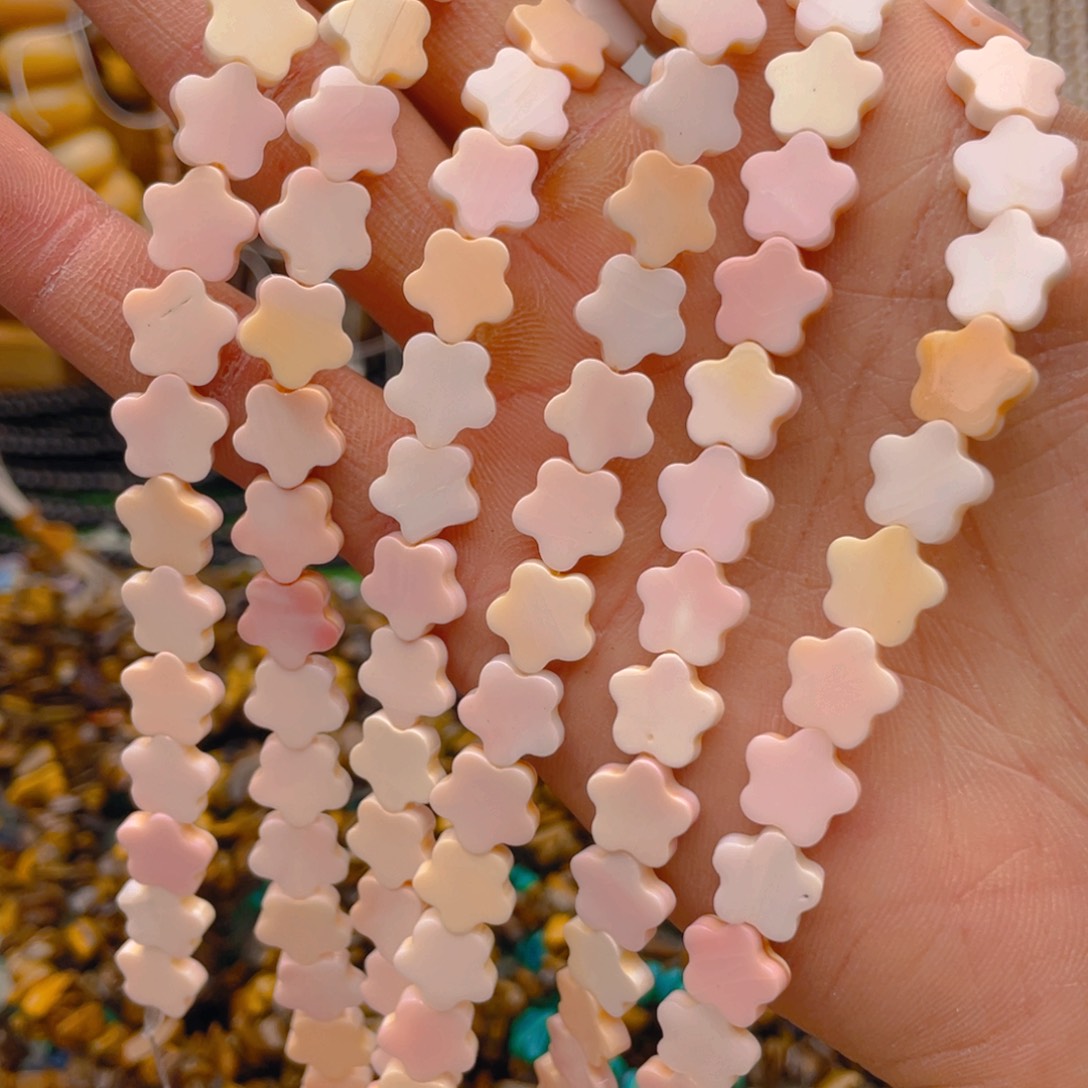 玛瑙/玉髓珠宝半成品未镶嵌女王，贝1条五角星卡10