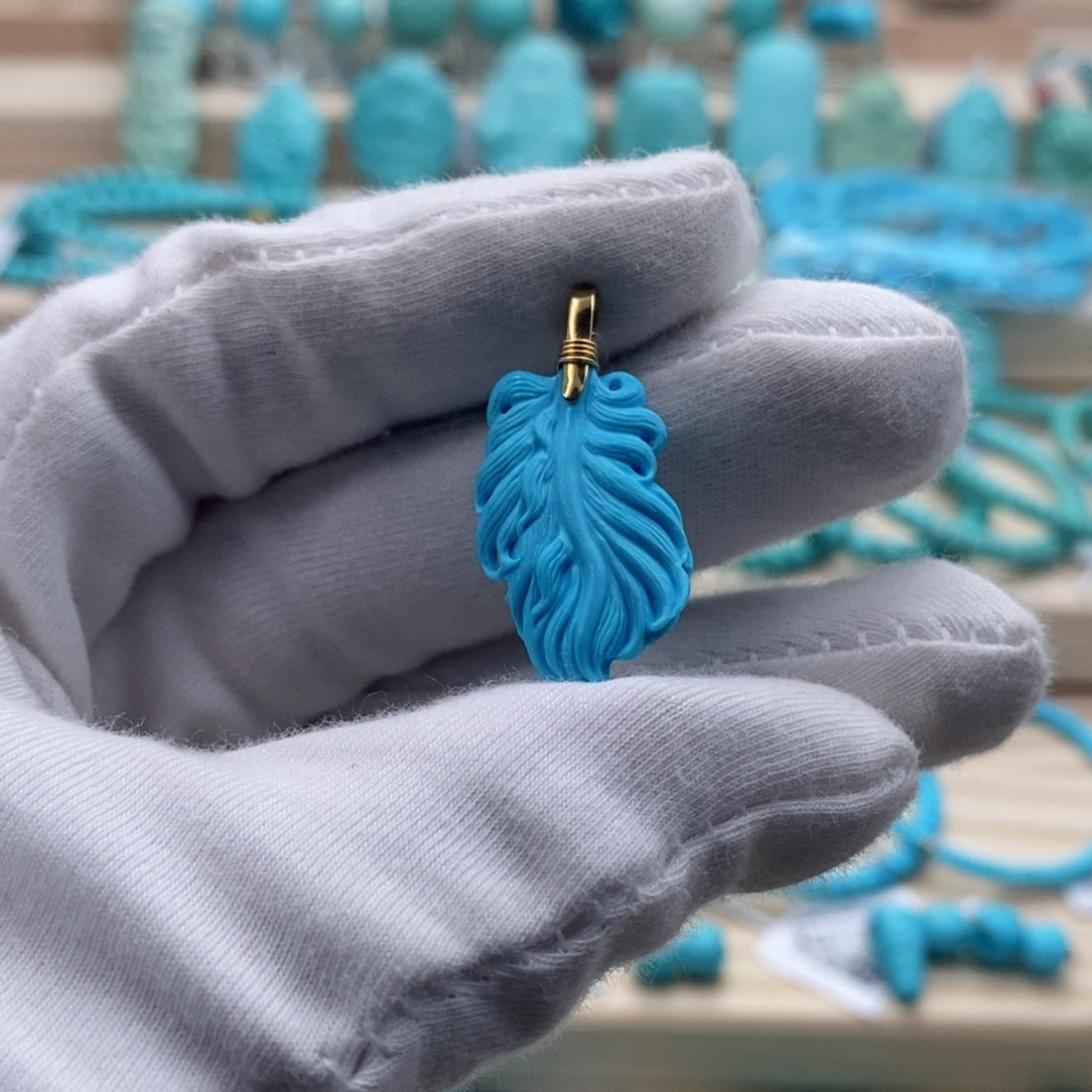 绿松石珠宝奇石未镶嵌