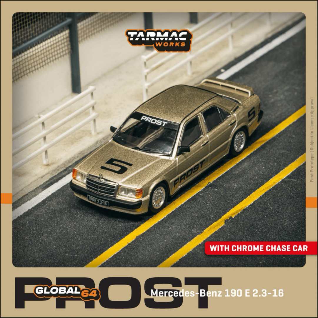 新品现货 TW 1:64 奔驰 Benz 190E 5号 合金汽车模型