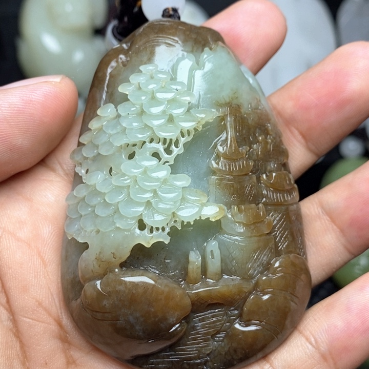颈饰未镶嵌和田玉
