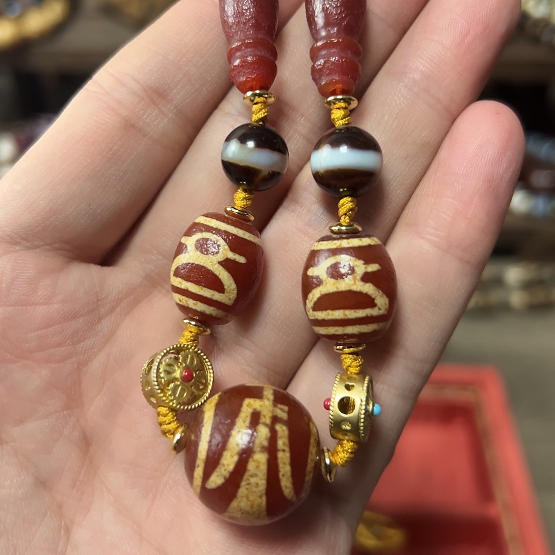 玛瑙/玉髓未镶嵌项链