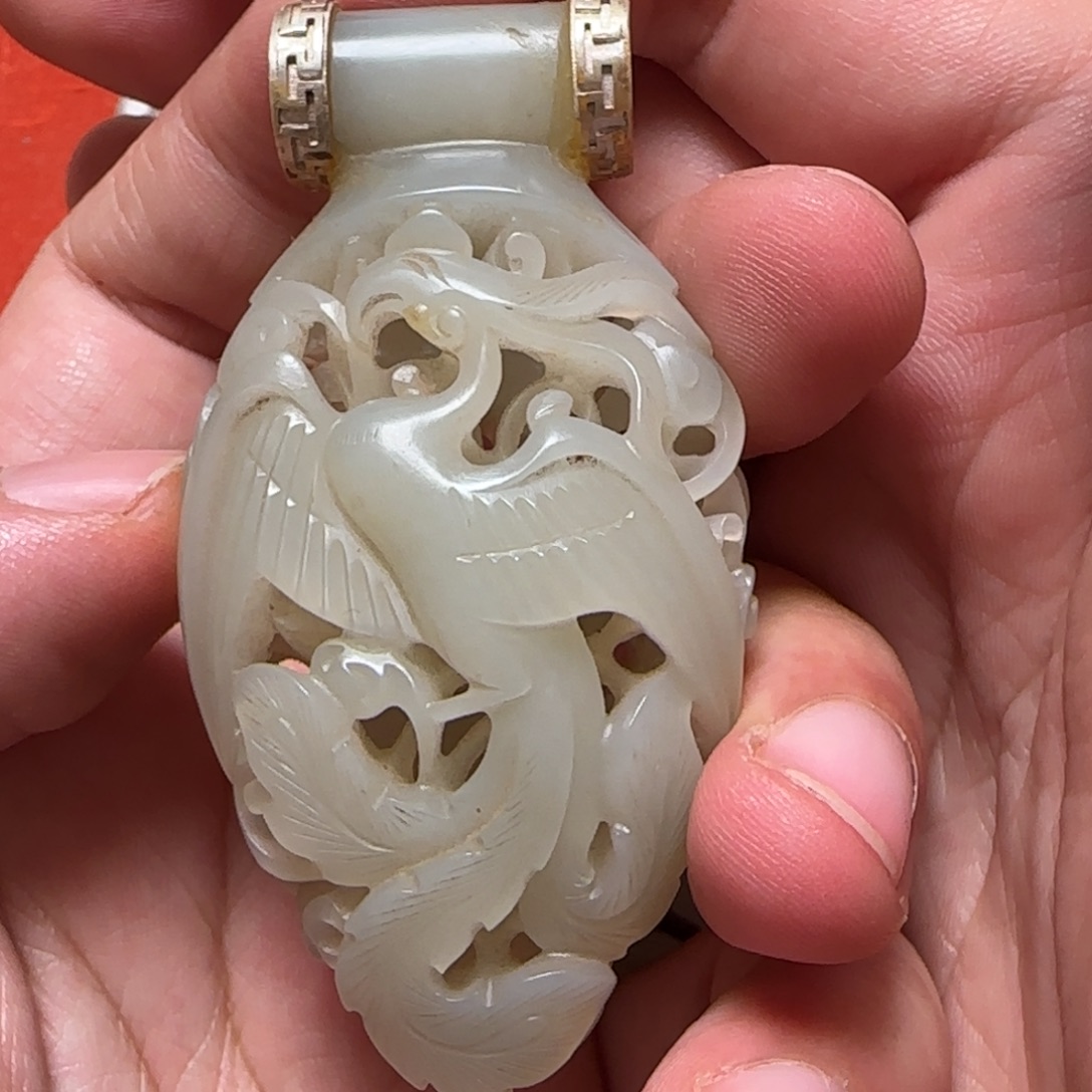 神***和田玉未镶嵌挂件