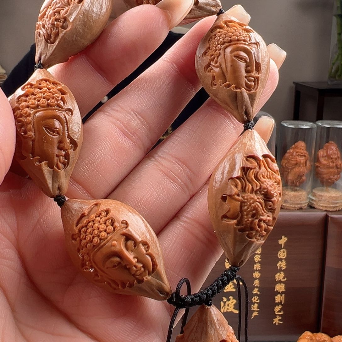 橄榄核吊坠橄榄核雕橄榄核
