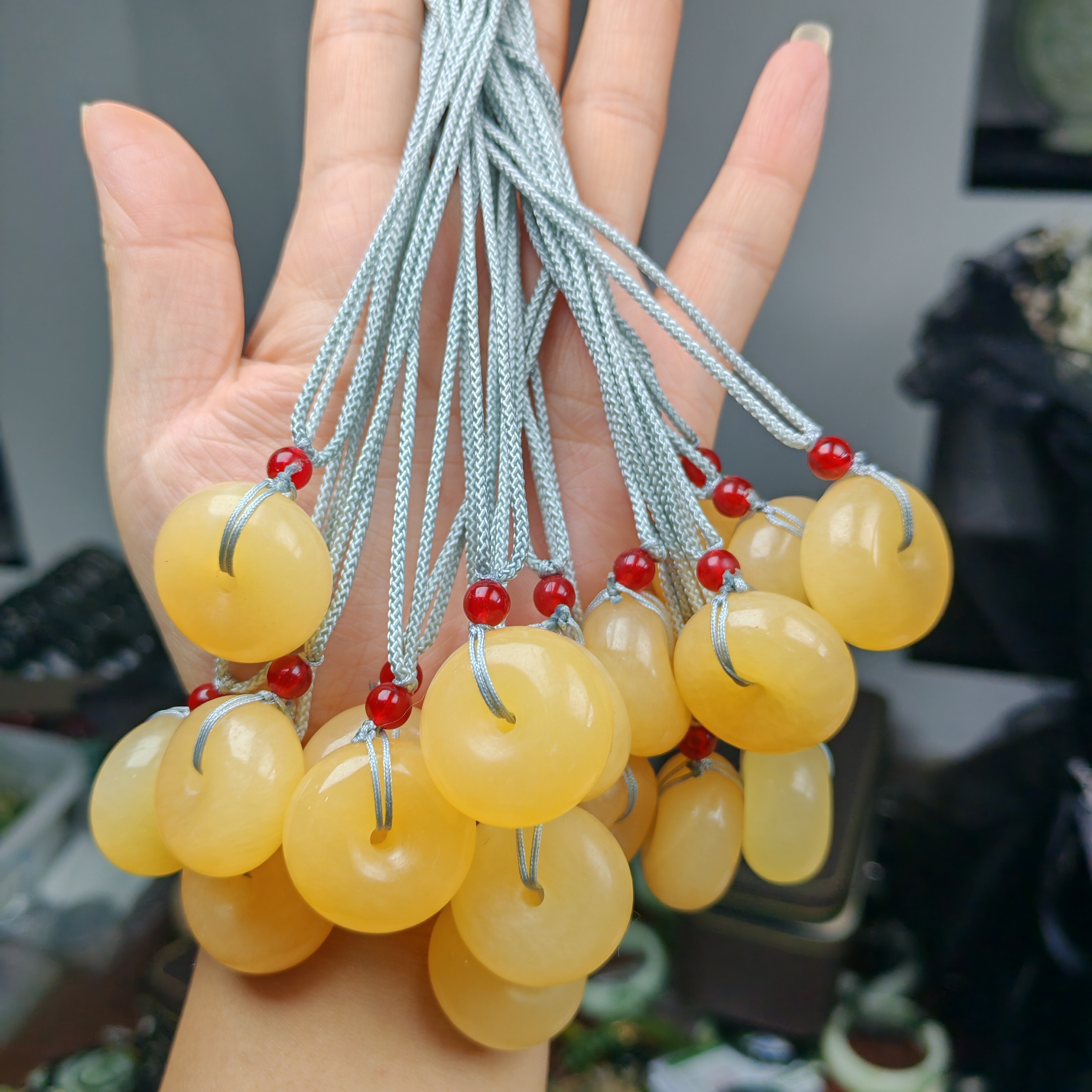 时尚精美芬达平安扣（绳子款式）