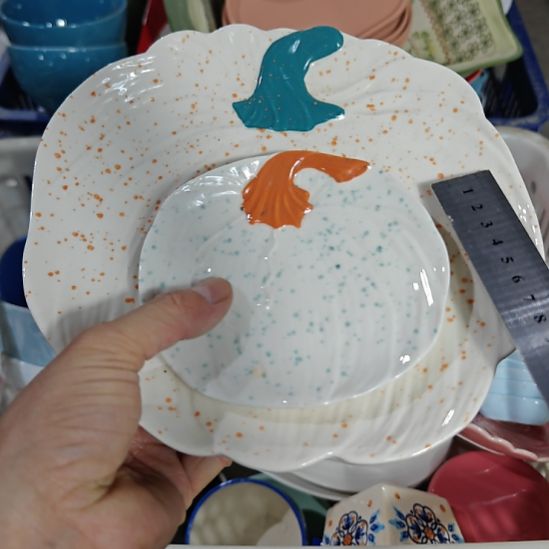 瓷片陶瓷杯碗盘微瑕介意慎拍