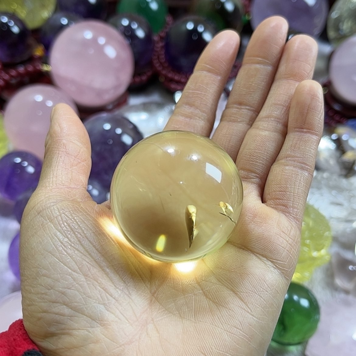 【闪购商品】水晶摆件球未镶嵌