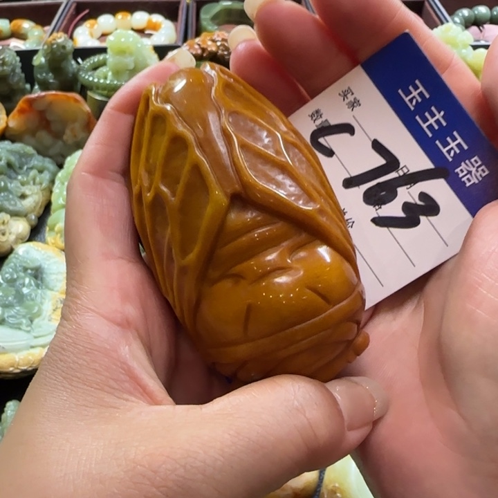 未镶嵌透闪石质玉把件