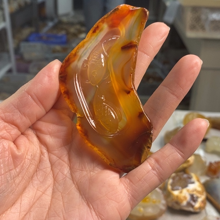 玛瑙/玉髓吊坠(不含链)未镶嵌