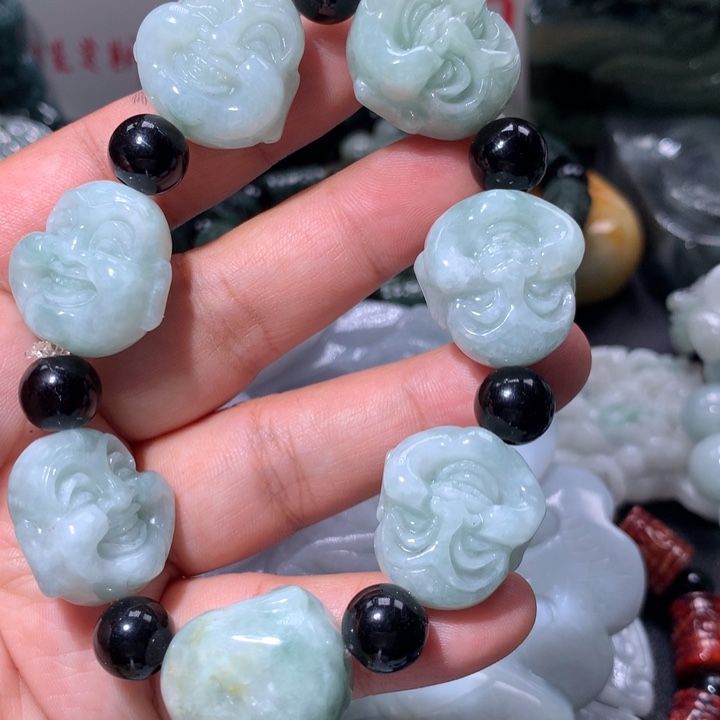 翡翠未镶嵌颈饰保真天然A货翡翠