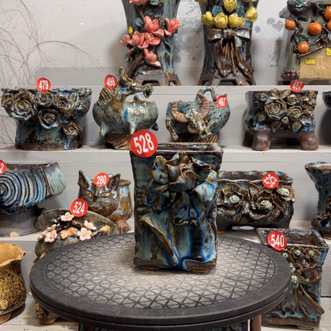 微瑕528 号陶然花盆厂家直销