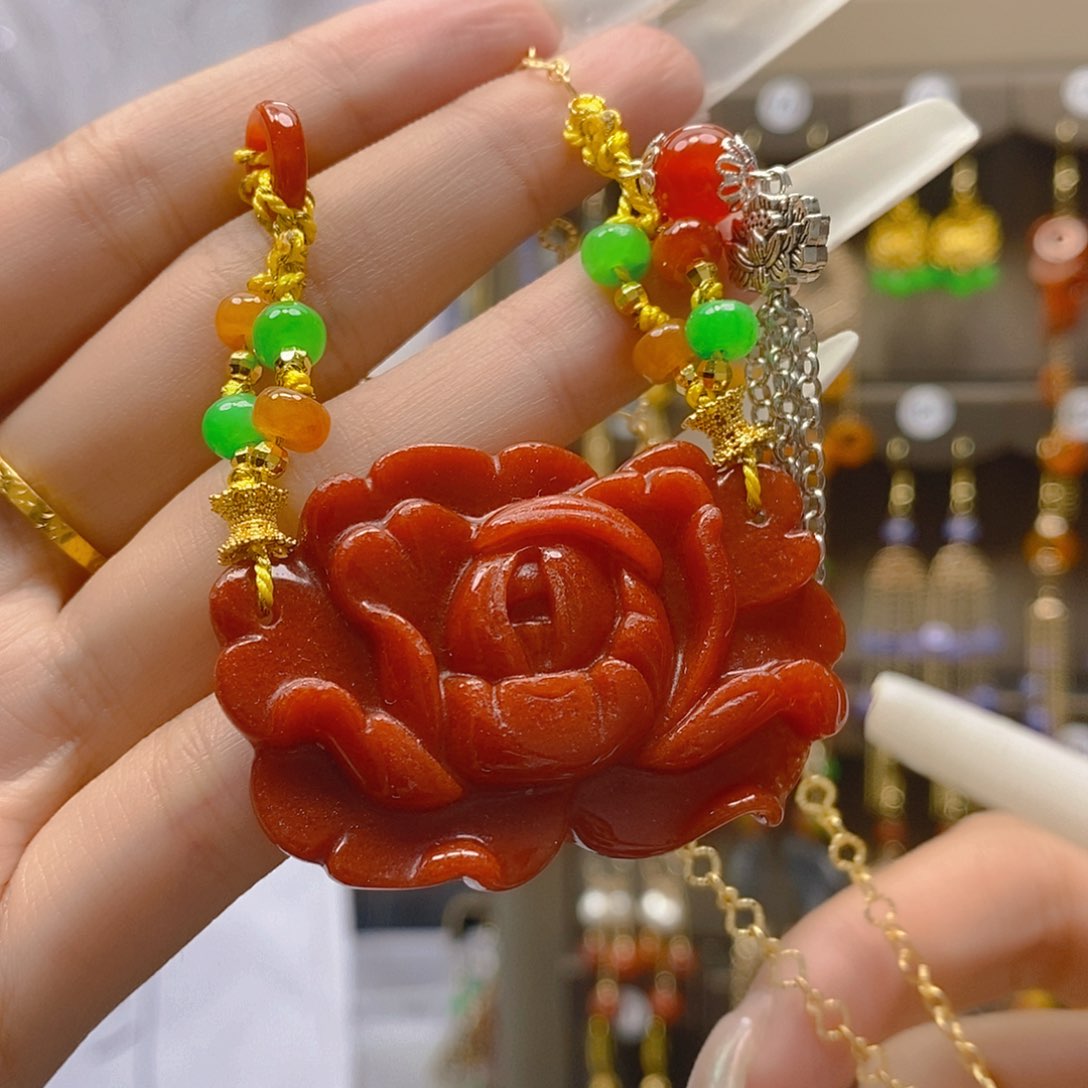 翡翠合金耳饰翡翠