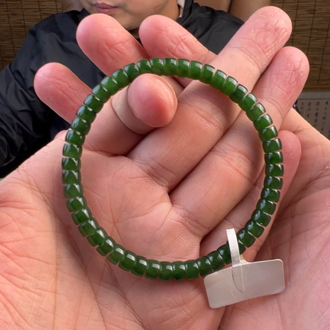 和田玉未镶嵌手链