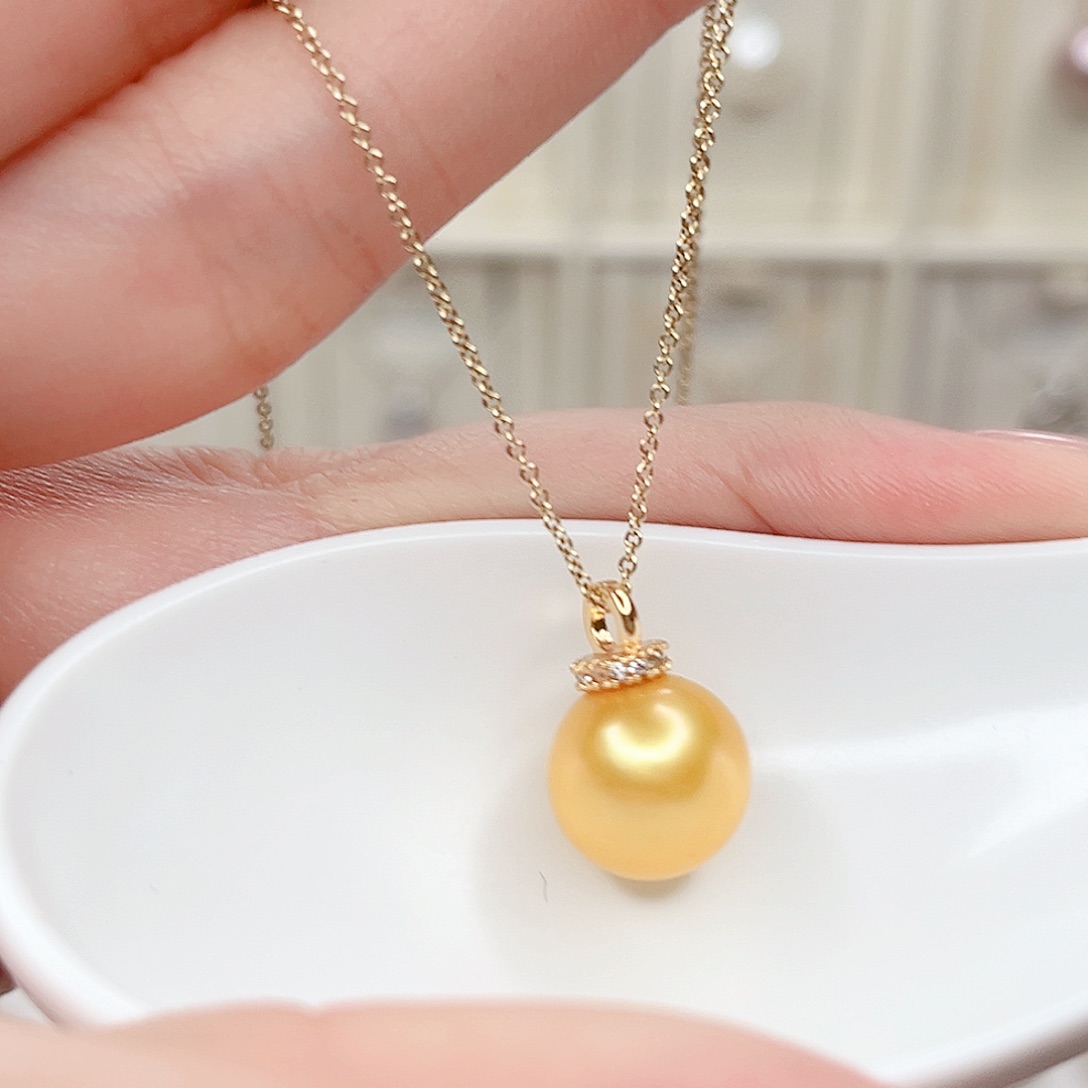 淡水珍珠吊坠(赠链)合金