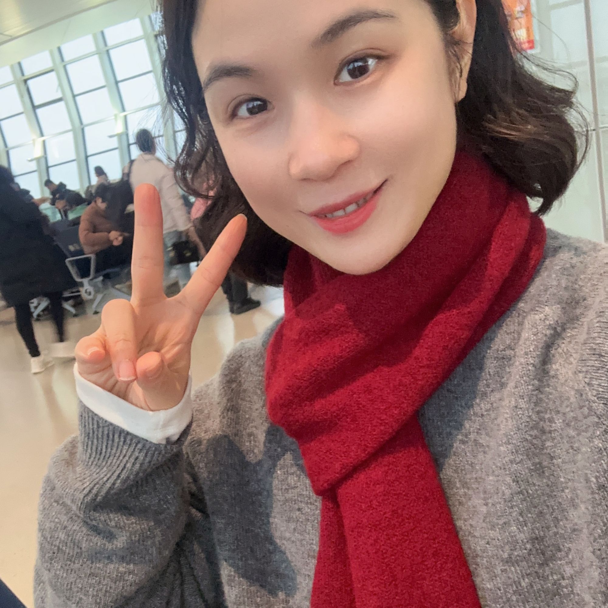 纯色保暖针织女围巾时尚女款韩版百搭#24485
