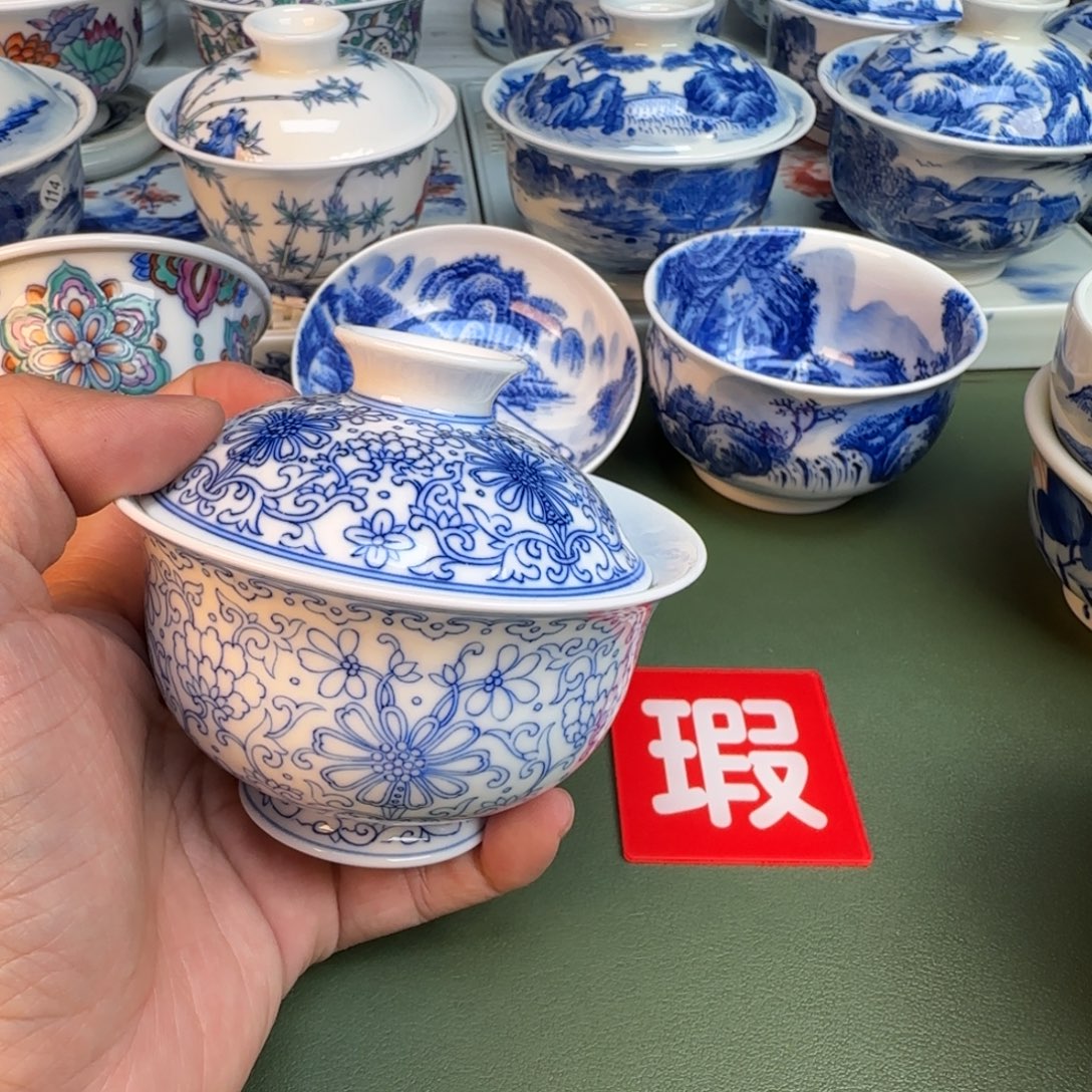 陶纯手工纯手绘茶具385