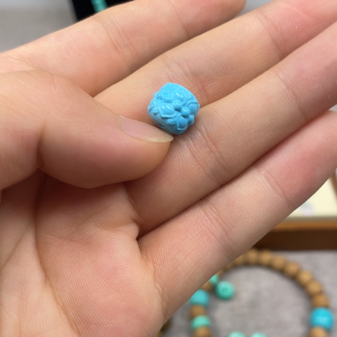 原生态湖北松配饰，直径10