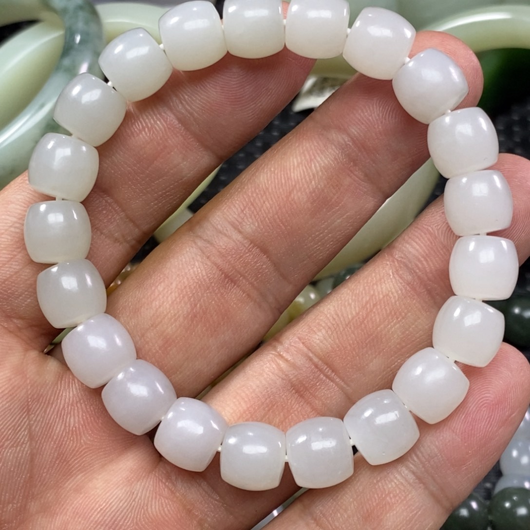 和田玉手链未镶嵌