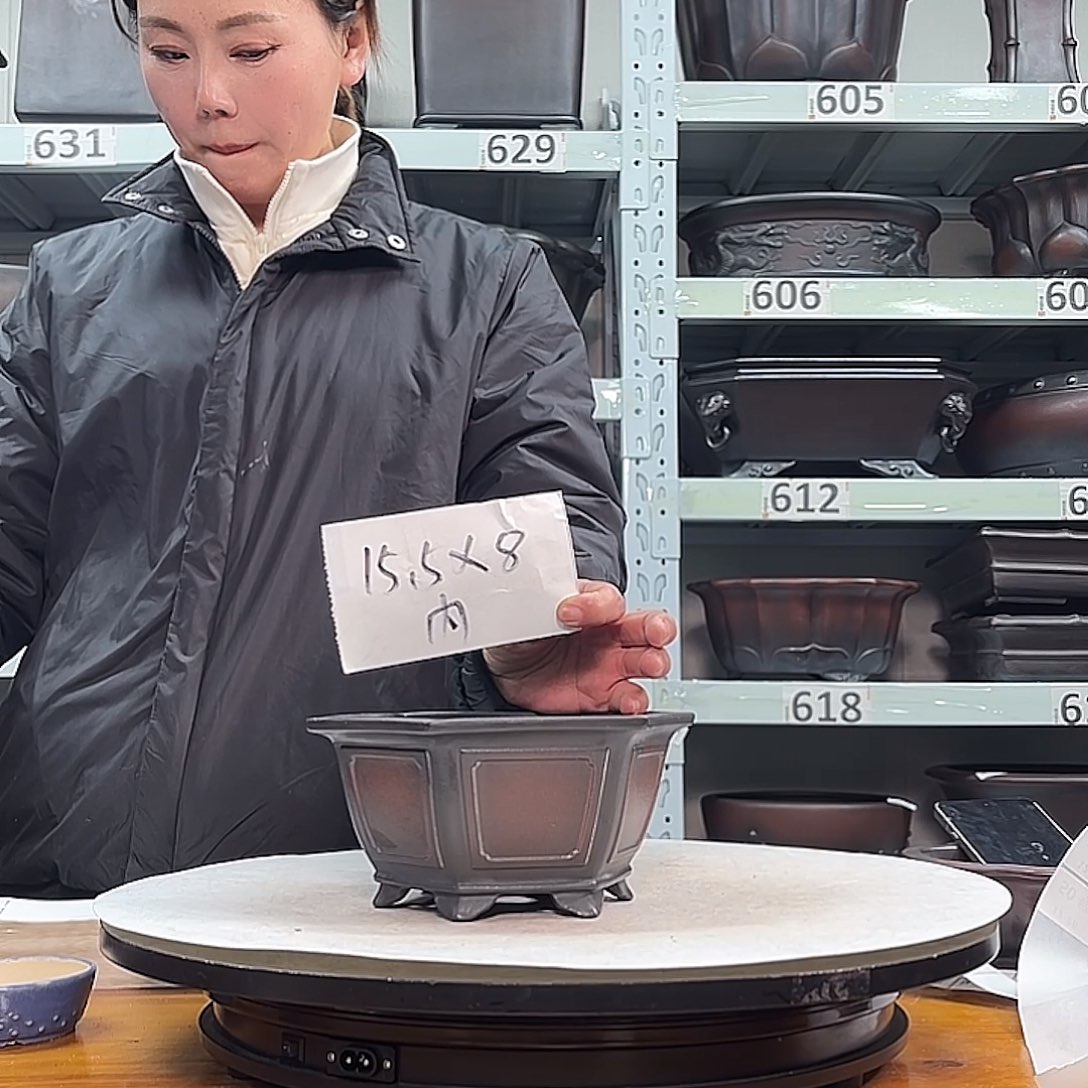 紫砂花盆宜兴紫砂50号