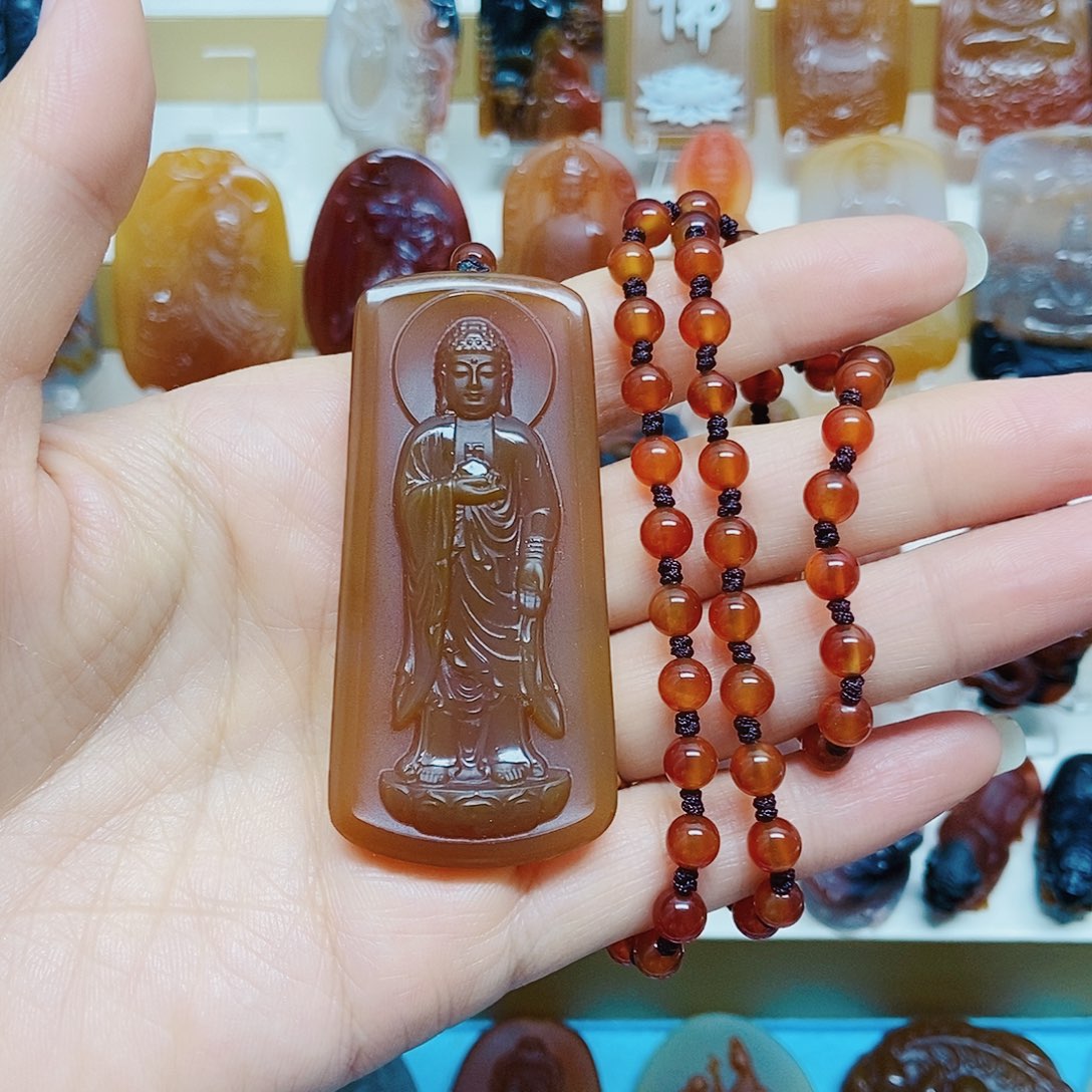 玛瑙/玉髓颈饰未镶嵌J****7