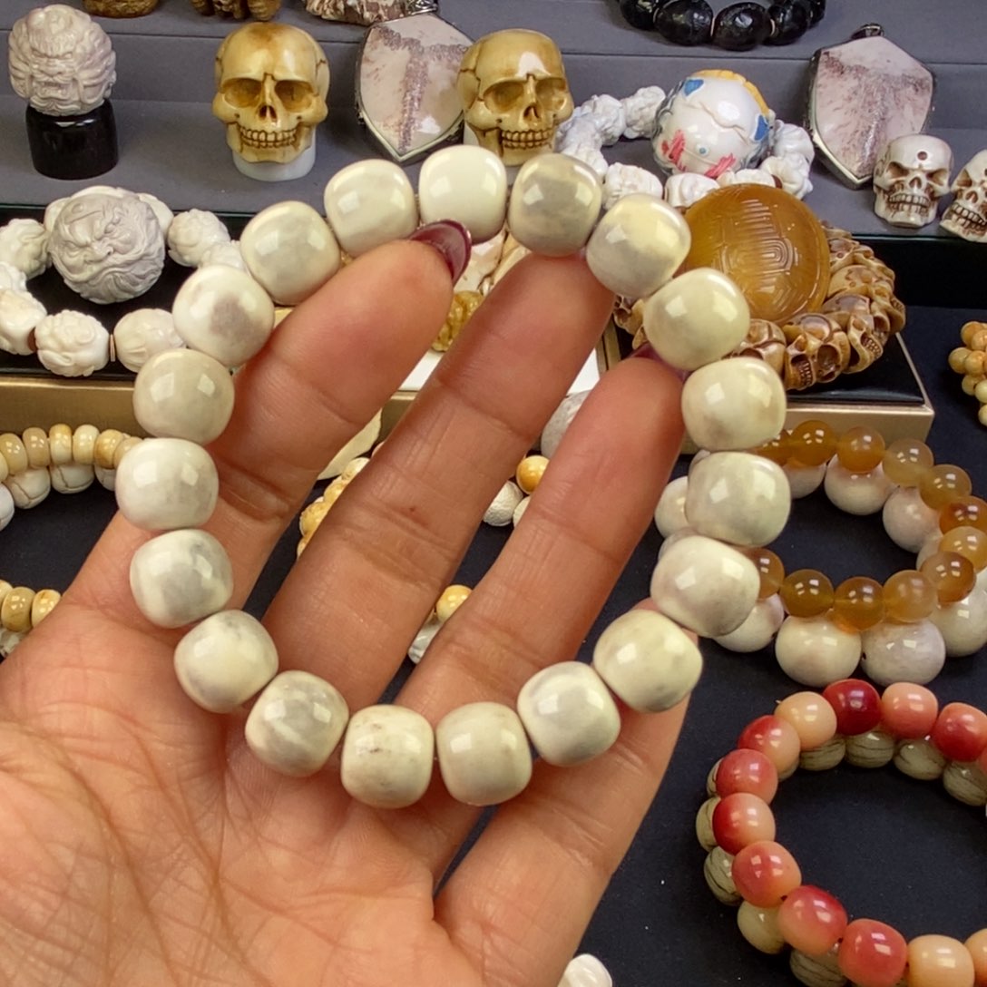 鹿骨把件好看好玩