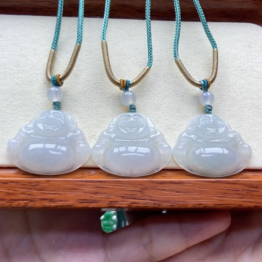 翡翠颈饰未镶嵌吊坠多样性发货发其一