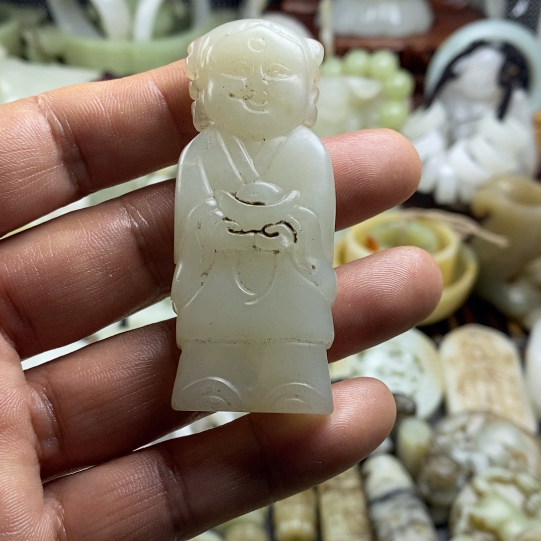 和田玉（糖玉）未镶嵌颈饰