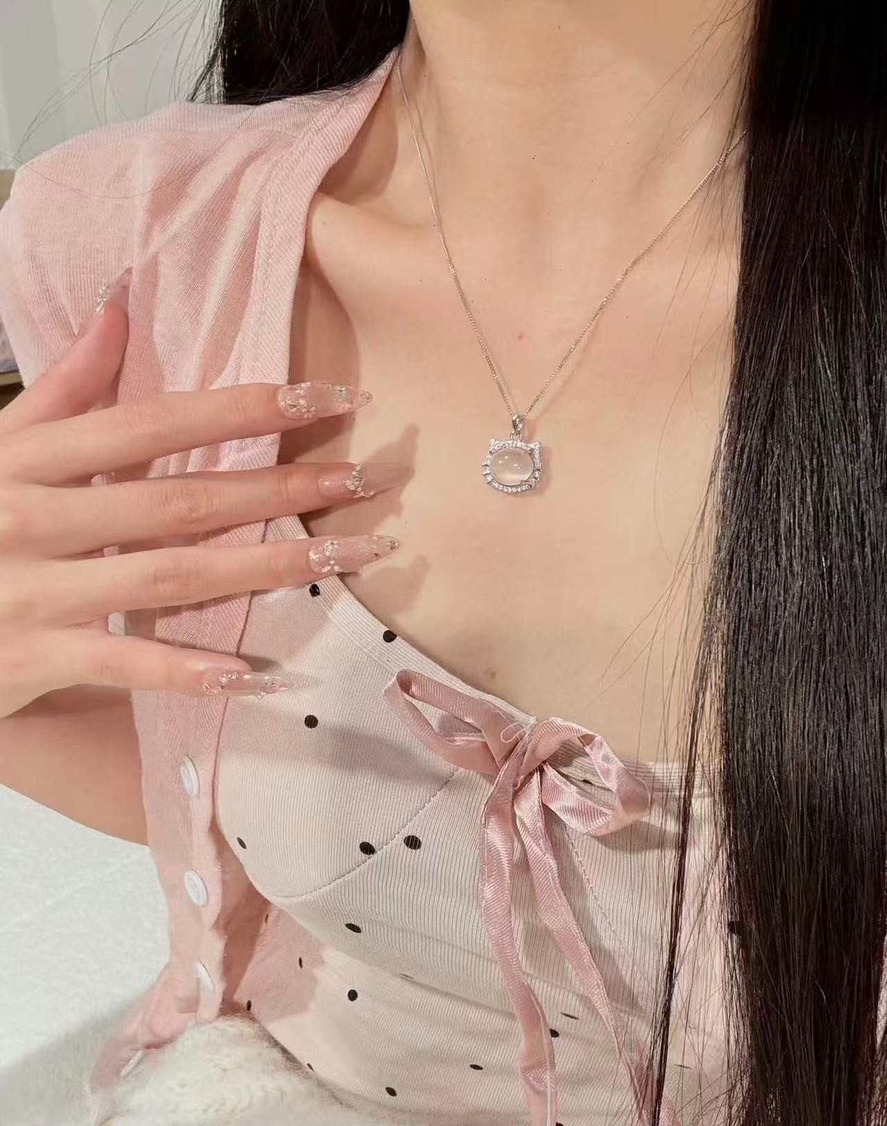 甜时尚文创项链经典百搭