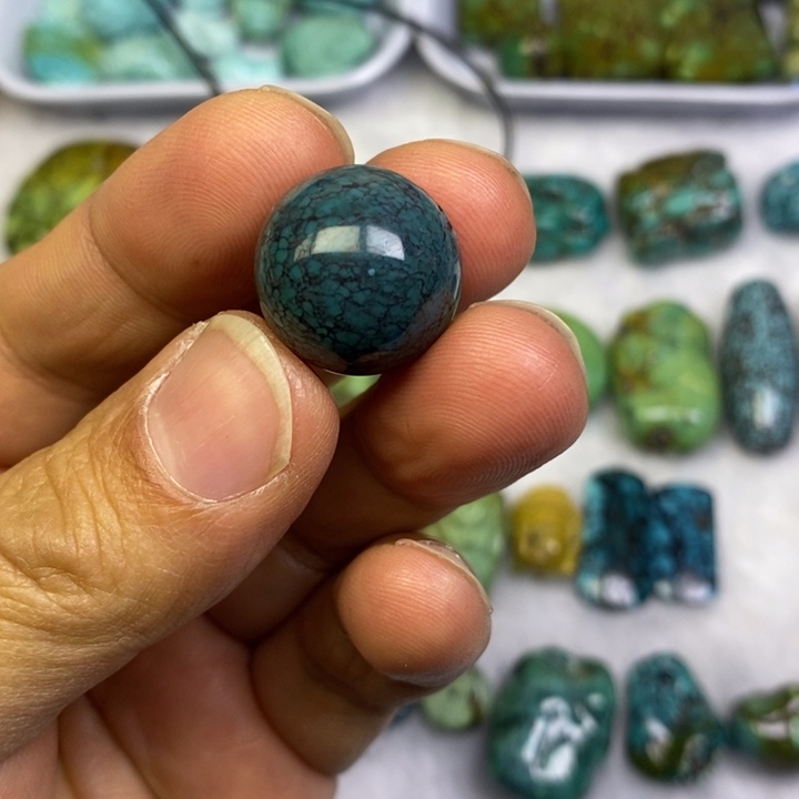 满***子高瓷雾霾蓝圆珠卡18