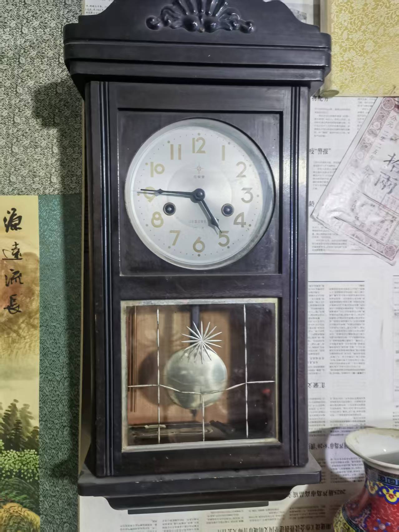 家居流水摆件--大钟摆