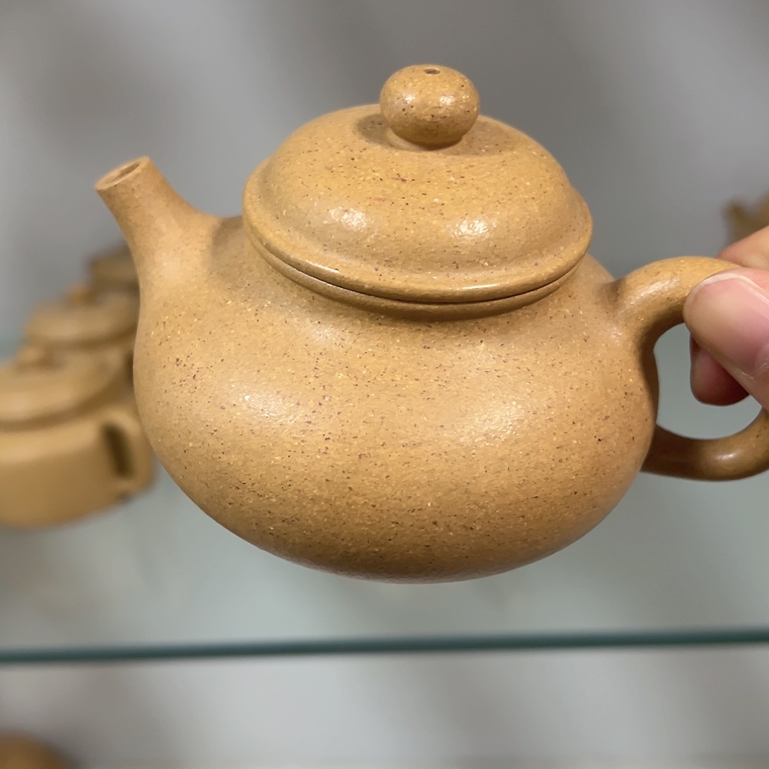 紫砂茶壶黄龙山原矿黄金段180