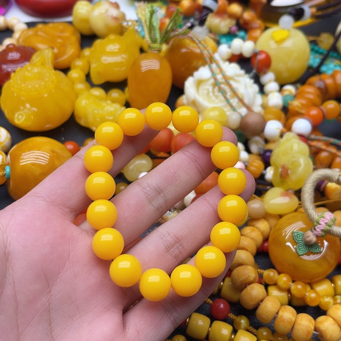 12mm满黄手串手串