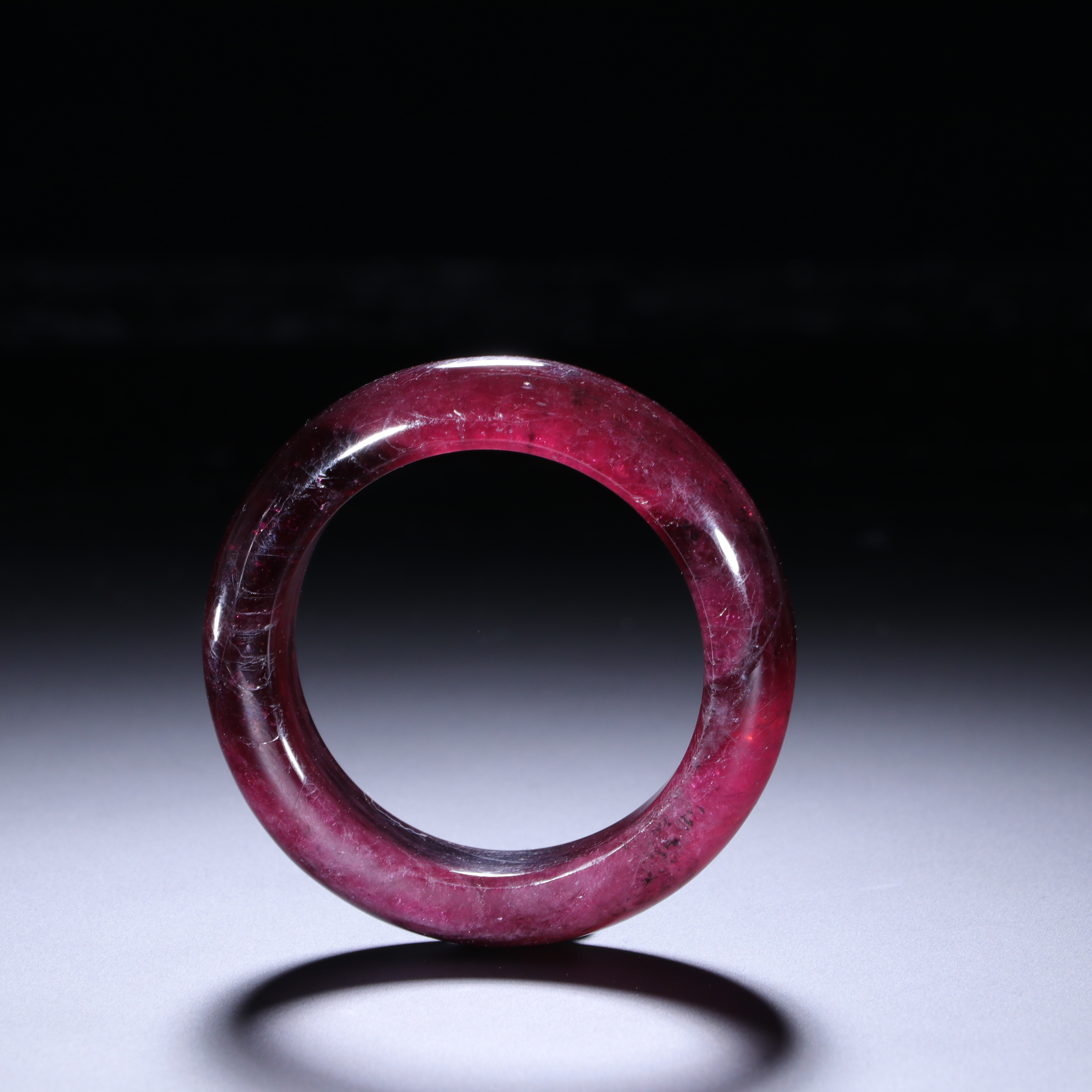 【程田文物】碧玺袈裟环-251216-17