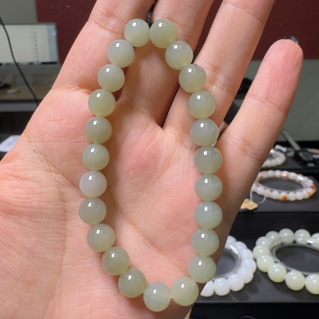 和田玉手链未镶嵌