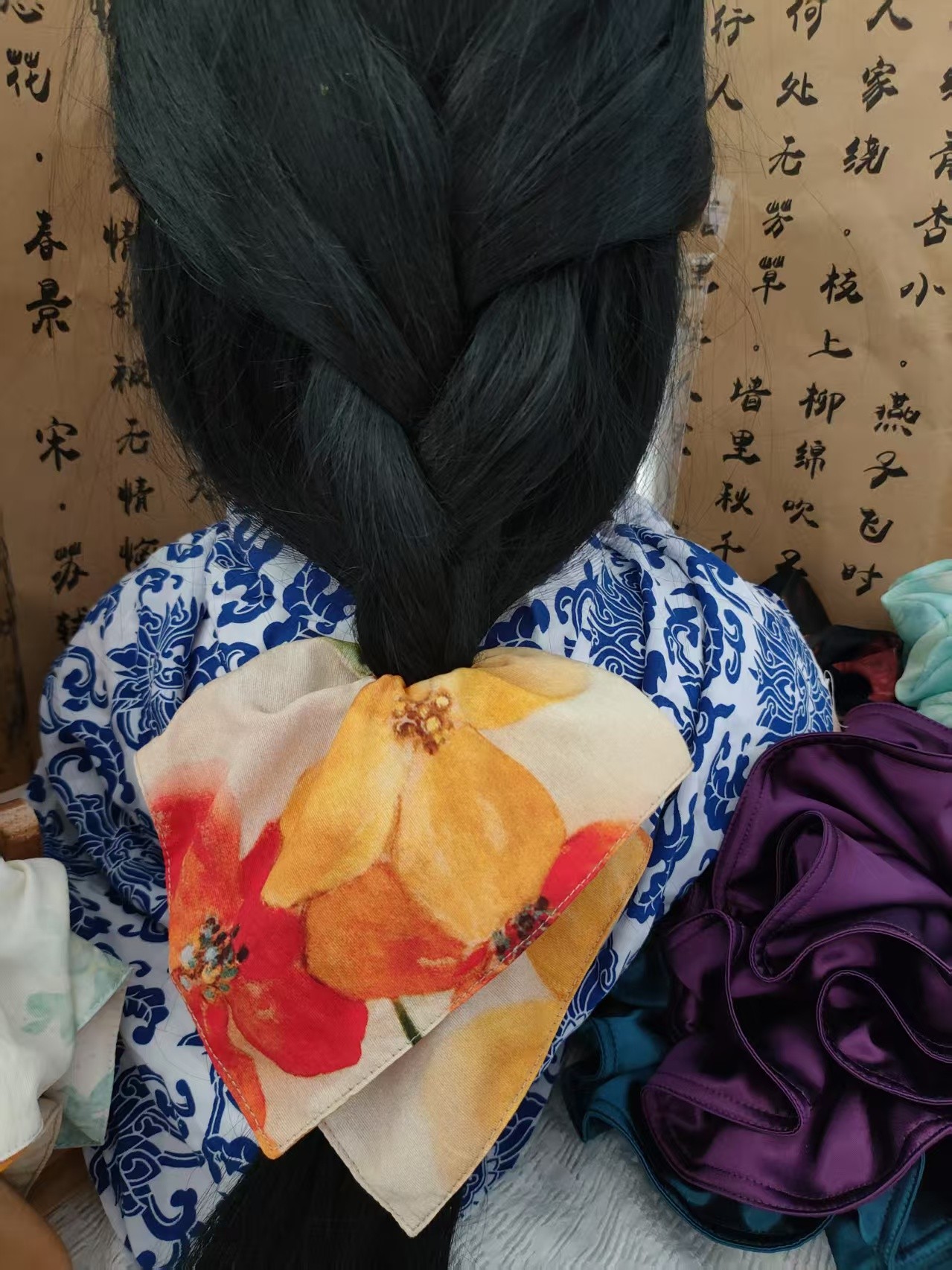 直播专享链接方巾大肠发圈，不支持七天无理由