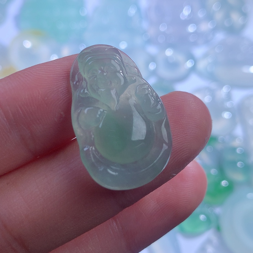 【闪购商品】翡翠颈饰未镶嵌Y**?A货翡翠